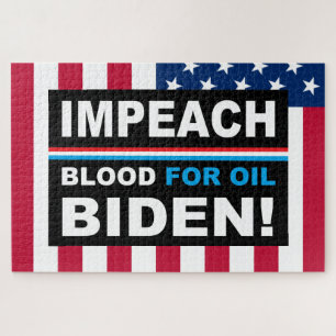 Puzzle Impeach Blood para aceite Biden