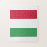Puzzle Imperio de la bandera de Hungría<br><div class="desc">Diseño patriótico de regalo de casa en Hungría. Recuerdos de Rótulo en Hungría. La Política Nacional Marca Presente. Presentación de símbolos patrios.</div>