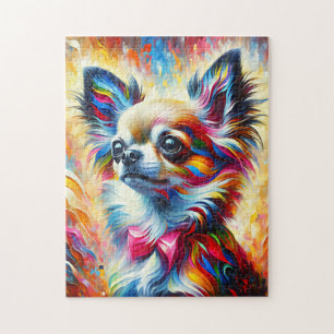 Puzzle Impresión Acrílica de Perro Chihuahua Regalo para 