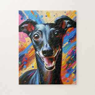 Puzzle Impresión Acrílica de Perro Galgo Italiano Regalo 