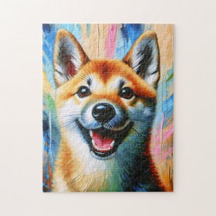 Puzzle Impresión Acrílica de Perro Jindo Coreano Regalo p
