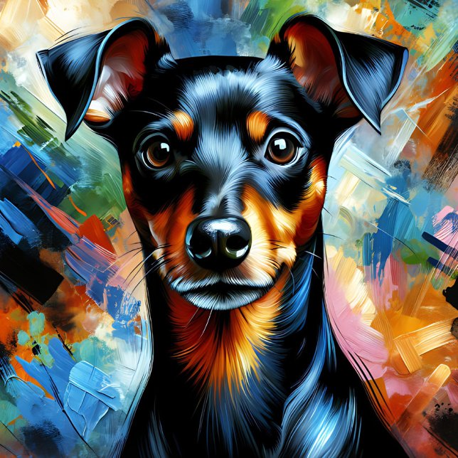 Puzzle Impresión acrílica de perro Manchester Toy Terrier (Subido por el creador)