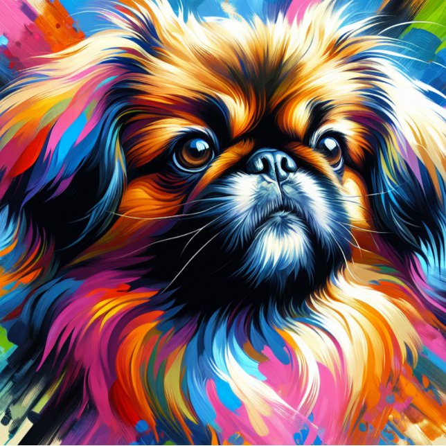 Puzzle Impresión acrílica pekingesa | Colorido | Vibrante (Subido por el creador)