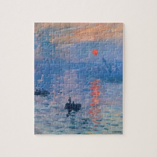 Puzzle Impresión, amanecer de Claude Monet (Vertical)