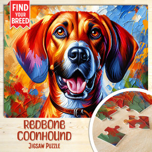 Puzzle Impresión de arte acrílico del retrato del perro R