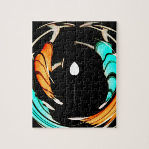Puzzle Impresión de Arte con Patrón Tradicional Africano