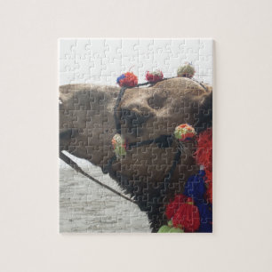 Puzzle Impresión de arte de foto de camello de Mascate Om