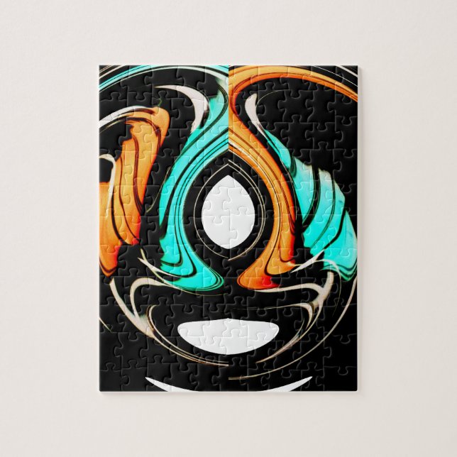 Puzzle Impresión de arte de patrones tradicionales africa (Vertical)