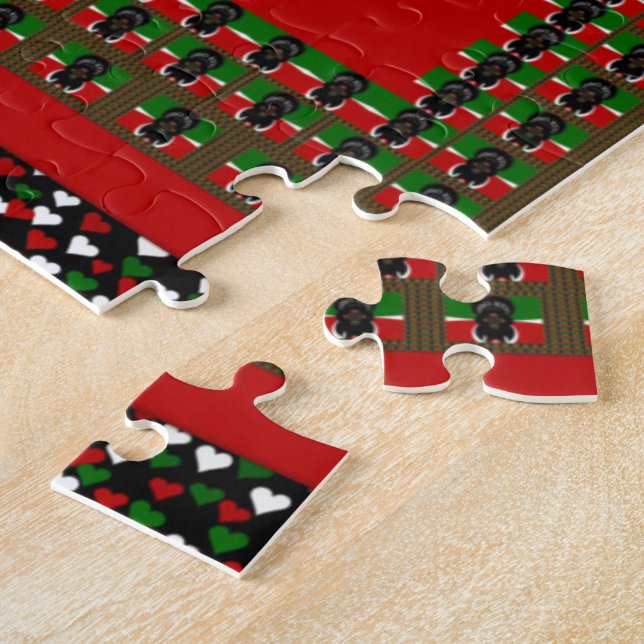 Puzzle Impresión de arte Jambo Kenya (Lado)