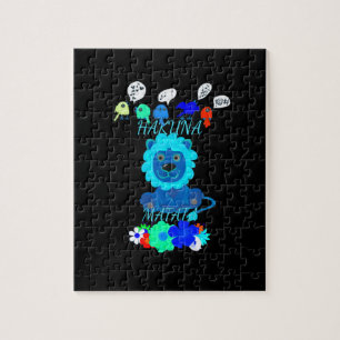 Puzzle Impresión de arte sobre el león de Hakuna Matata