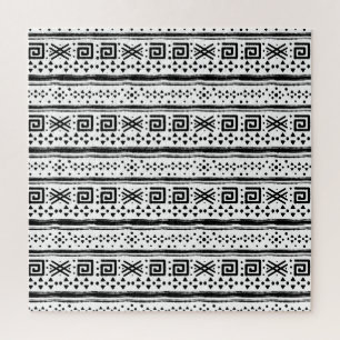 Puzzle Impresión de arte tribal de Boho étnico