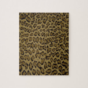 PUZZLE IMPRESIÓN DE LEOPARDO ANIMAL