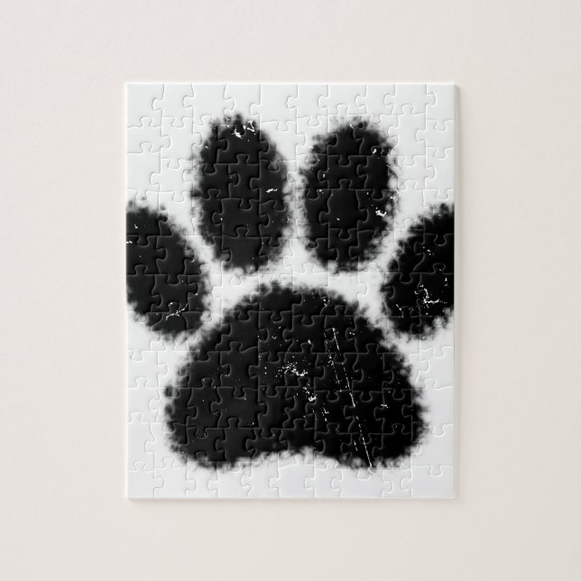 Puzzle Impresión De Papas De Perro Rugosas Y Dolorosas (Vertical)