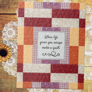 Puzzle Impresión de parches de cajas de cartón