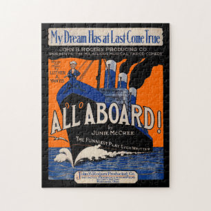 Puzzle Impresión de partitura de 1921 All Aboard