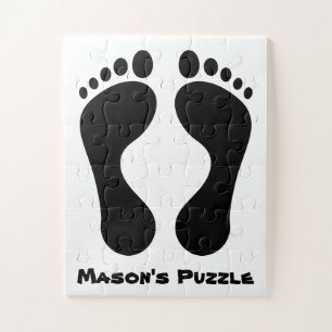 Puzzle Impresión de pies para niños