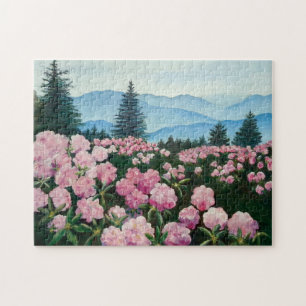 Puzzle Impresión de pintura de aceite de Roan Mountain Rh