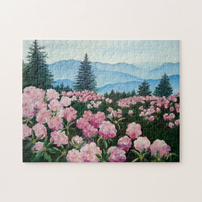 Puzzle Impresión de pintura de aceite de Roan Mountain Rh (Horizontal)