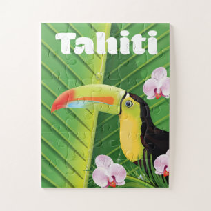 Puzzle Impresión de viaje del tucán de Tahití