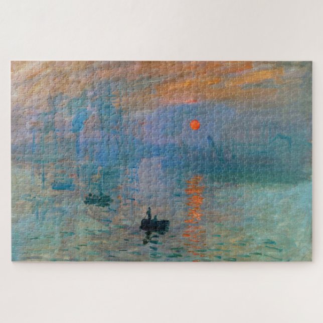 Puzzle Impresión del amanecer de Claude Monet (Horizontal)
