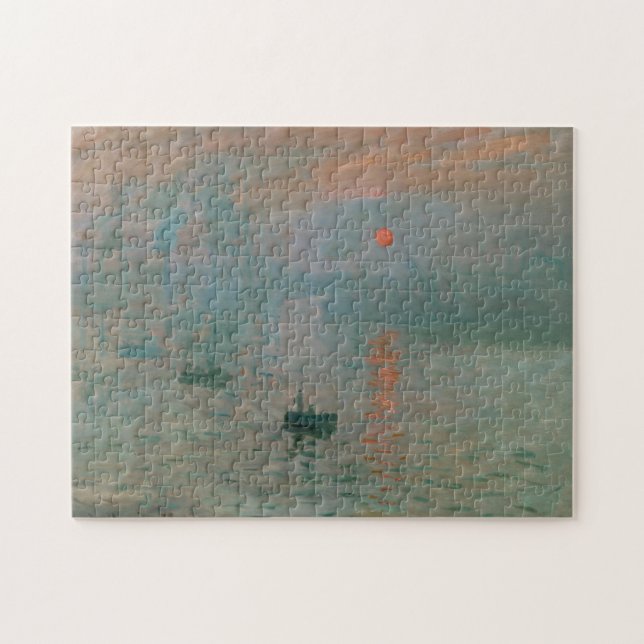 Puzzle Impresión del amanecer por Claude Monet (Horizontal)