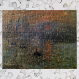 Puzzle Impresión del amanecer por Claude Monet, arte vint