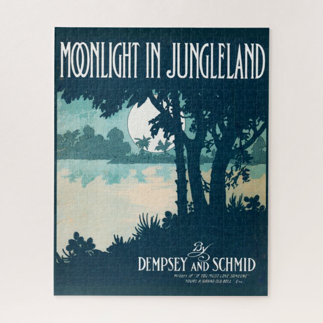 Puzzle Impresión musical de Jungleland de 1909 (Vertical)