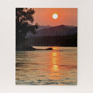 Puzzle Impresionante Amanecer Sobre la Foto del Río Katun