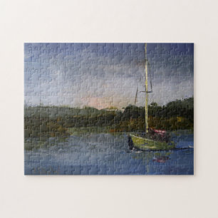 Puzzle Impresionante arte original en barco de vela