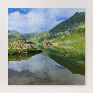 Puzzle Impresionante lago Balea Rumania – Fotografía alpi