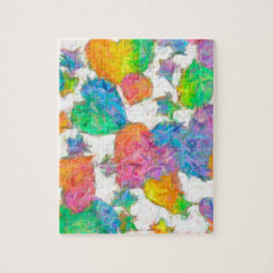 Puzzle Impresionante Pastel Valentine Hearts