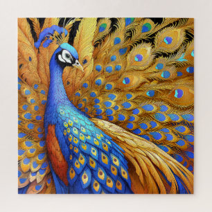 Puzzle Impresionante pavo real