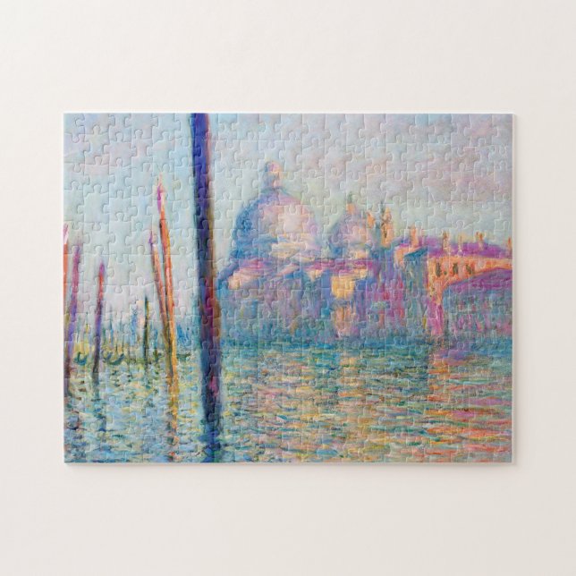 Puzzle Impresionante pueblo de Monet Le Grand Canal (Horizontal)