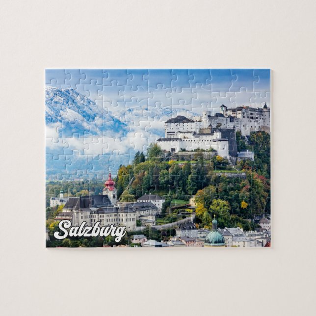 Puzzle Impresionante Salzburgo, Austria (Horizontal)