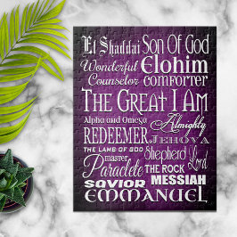 Puzzle Impresionantes nombres de Dios