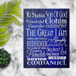 Puzzle Impresionantes nombres de Dios