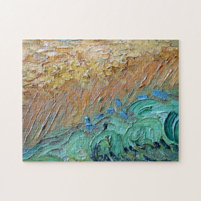 Puzzle Impresionismo: Campo de trigo Vincent Van Gogh con (Horizontal)
