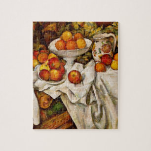 Puzzle Impresionismo de la impresión de manzanas y naranj