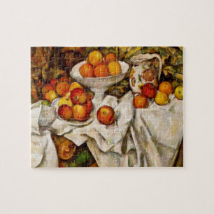 Puzzle Impresionismo de la impresión de manzanas y naranj