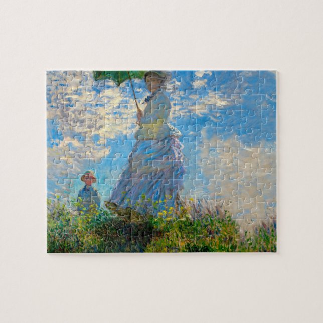 Puzzle Impresionismo de Monet Woman Parasol (Horizontal)