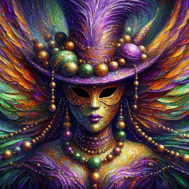 Puzzle Impresionismo de Voodoo Feria del Mardi Gras