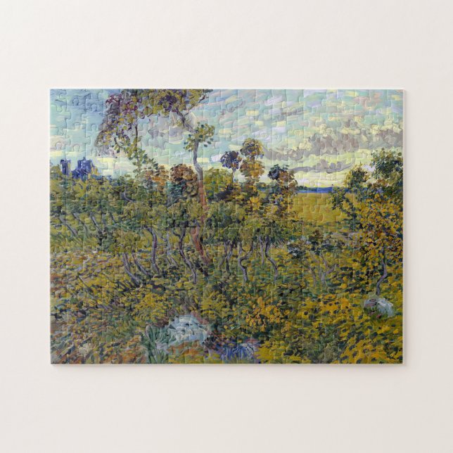 Puzzle Impresionismo Vincent Van Gogh Sunset en Montmajou (Horizontal)