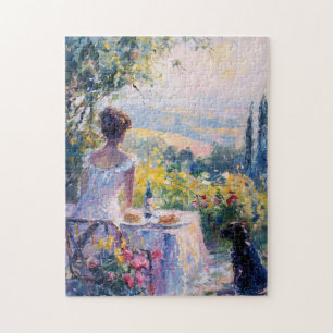 Puzzle Impresionista que tiene picnic