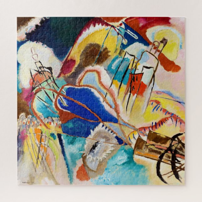 Puzzle Improvisación 30 (Cañones) de Wassily Kandinsky (Vertical)