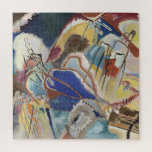 Puzzle Improvisación de arte abstracto moderno No. 30 Kan<br><div class="desc">Disfruta de los brillantes colores del arte abstracto moderno de Vasily Kandinsky mientras juntas las piezas de este desafiante rompecabezas. Edificios inclinados,  cañones y guitarras abstractas. Collage perfecto para entretenerse durante horas.</div>