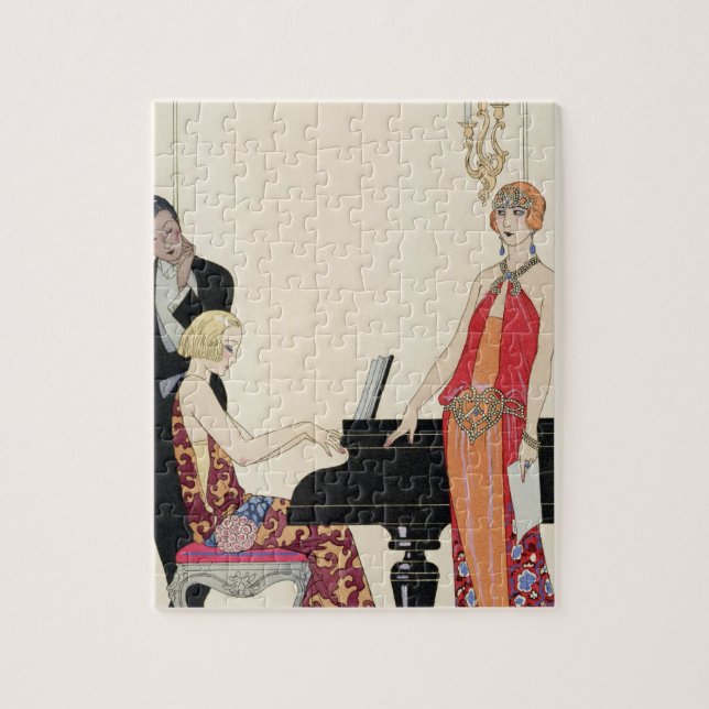 Puzzle Incantation, ilustracion para 'Gazette du Bon Ton' (Vertical)