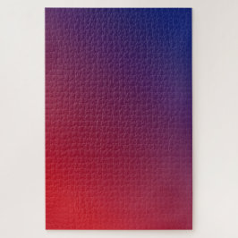 Puzzle Incendio nocturno rojo brillante a degradado azul 