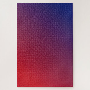 Puzzle Incendio nocturno rojo brillante a degradado azul