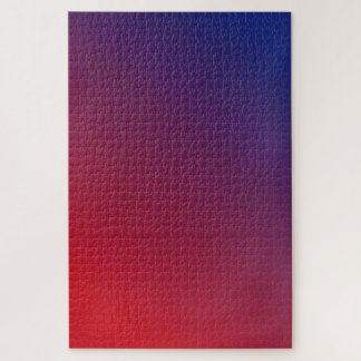 Puzzle Incendio nocturno rojo brillante a degradado azul 