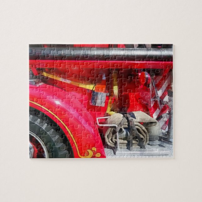 Puzzle Incendio por hacha y manguera (Horizontal)